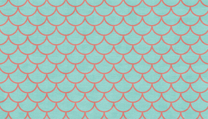 retro pop geometric abstract seamless pattern, vector graphic resources, 16:9 widescreen wallpaper / backdrop, © J