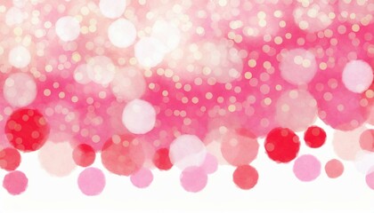 Watercolor background with polka dots.