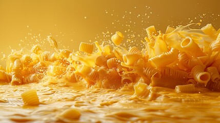 Delicious pasta, a staple of Italian cuisine, comes in various shapes and flavors, served with rich sauces, meats, or veggies, promising a satisfying culinary experience.
