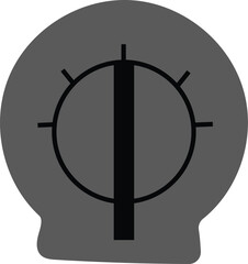 illustration of an timer for cooking