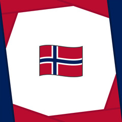 Svalbard Flag Abstract Background Design Template. Svalbard Independence Day Banner Social Media Post. Svalbard Banner