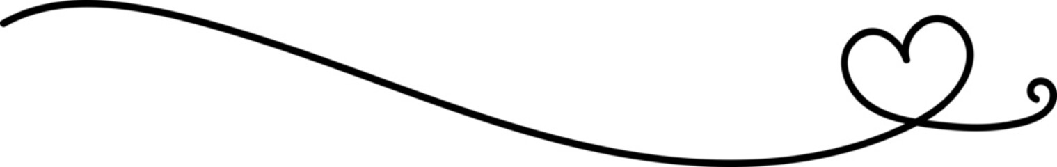 Line with heart