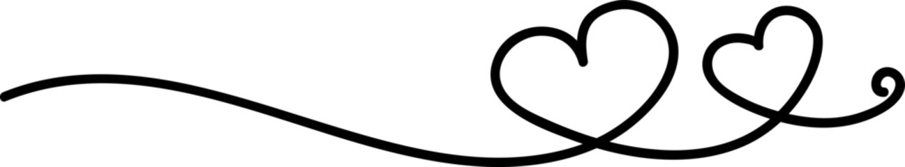 Line with heart