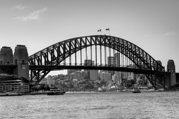 Fototapeta na wymiar A Taste of Sydney - Sydney Harbor Bridge