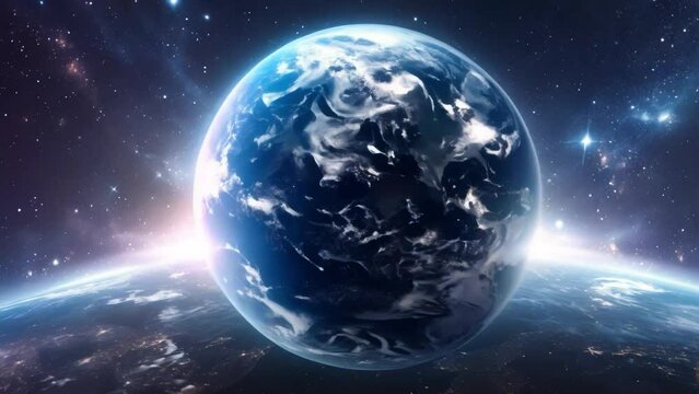earth in space, footage, 4k footage, videos, video clip, short video