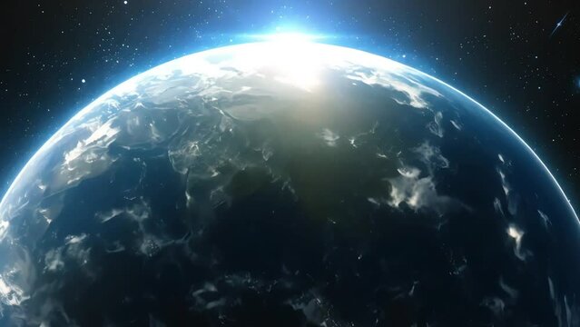 earth in space, footage, 4k footage, videos, video clip, short video