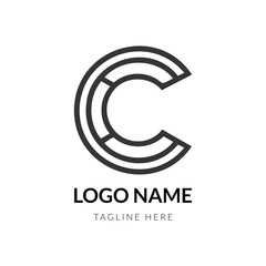 Perfect for Minimalist Logo Designs. Letter C