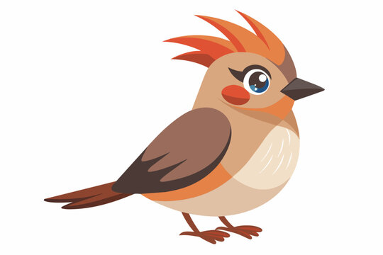 recommend clip art: waxwing bird silhouette vector illustration