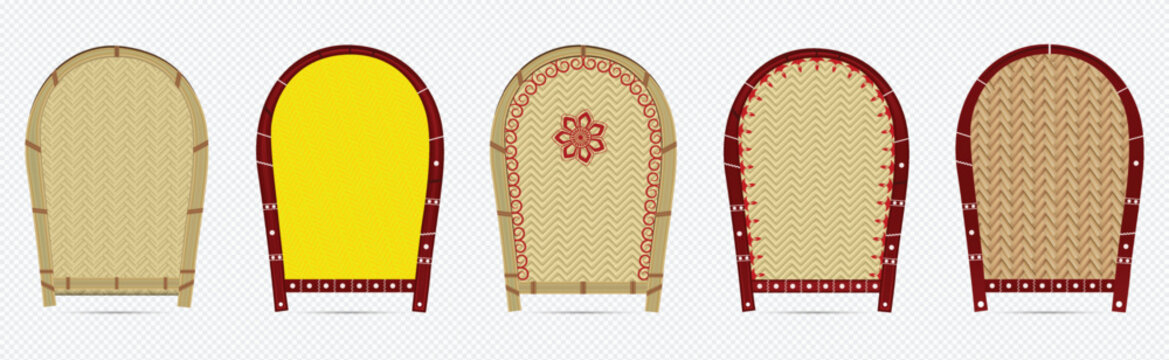  Kulo | Poila Boisakher, Kulo front view | Subho Nabo Barsha, Vector Kulo | Vector illustration of Bengali New Year | Durga puja Kulo, for a Happy New Year, marriage Kulo, 