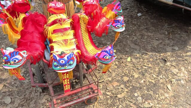 Colorful Dragon Dance Toy Movement