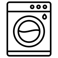 washing icon, simple vector design