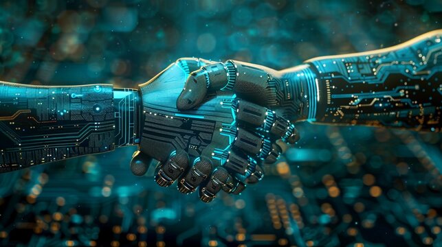 A handshake between human and AI
