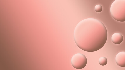 Water drops on gradient background bubble color concept graphic for illustration