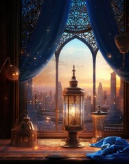 ramadan allahu akbar, in the style of photorealistic pastiche