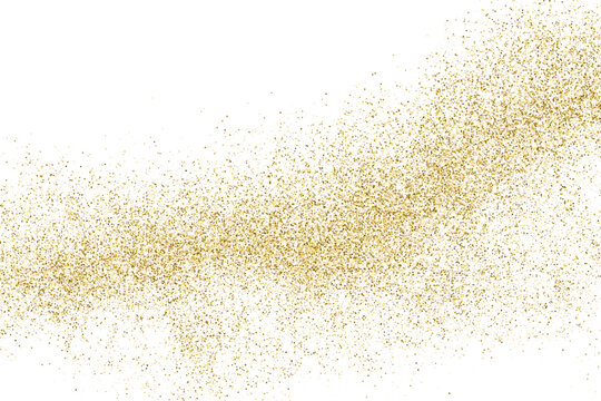 Gold Vector Texture Pattern on White Background. Light Golden Confetti. Yellow Illustration Backdrop. Design Element. eps 10.	
