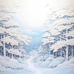 SnowyPanel on white background