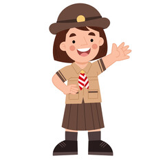 Indonesian Scouts clipart