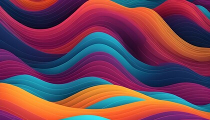 Obraz premium Abstract colorful wavy background.