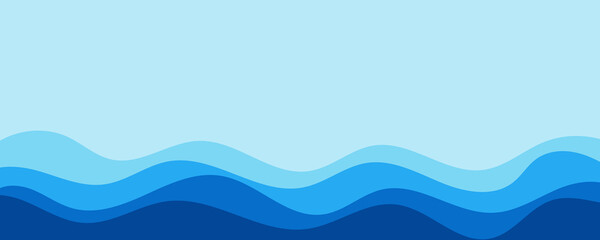 Abstract wave layer background