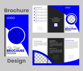 Elegant Tri-fold Brochure Design Template,
