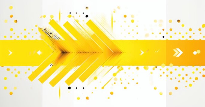 abstract yellow arrows dynamic background
