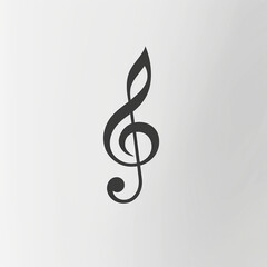 Harmony Symbol: Vibrant Treble Clef