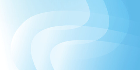 Modern light blue abstract background with geometric curves. Vector illustration