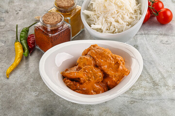 Indian cuisine - chicken butter masala