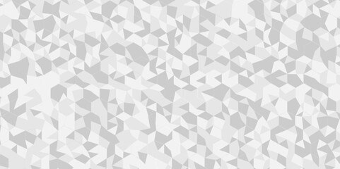 Vector geometric seamless technology gray and white transparent triangle background. Abstract digital grid light pattern white Polygon Mosaic triangle Background, business and corporate background.