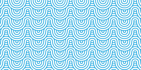 Overlapping Pattern Minimal diamond geometric waves spiral transparent and abstract circle wave line. blue seamless tile stripe geometric create retro square line backdrop pattern background.