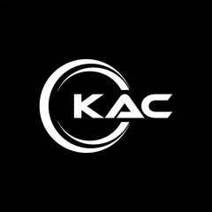 KAC Letter Logo Design, Inspiration for a Unique Identity. Modern Elegance and Creative Design. Watermark Your Success with the Striking this Logo. - obrazy, fototapety, plakaty