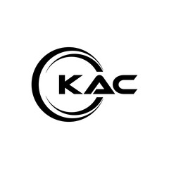 KAC Letter Logo Design, Inspiration for a Unique Identity. Modern Elegance and Creative Design. Watermark Your Success with the Striking this Logo. - obrazy, fototapety, plakaty