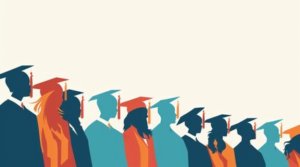 Celebrate the graduation of students, diploma academic concept