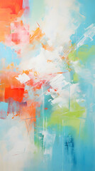 Obraz na płótnie Canvas Symphony of Colors: A Dance of Light, Shadows and Emotion Abstract Artwork