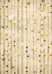 beige vertical patterned paper with gold dots