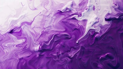 Fototapeta na wymiar Abstract background of vivid violet and white color mixing with different tints creating uneven surface - generative ai