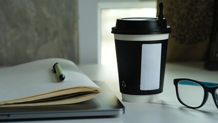coffee and paper