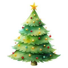 holiday decorative christmas tree greeting card background