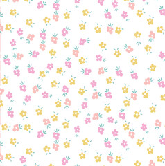 seamless background with flowers