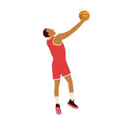 Basket Player Illustration