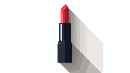 Flat modern design with shadow Icon lipstick  flat vector