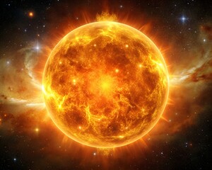 Obraz premium sun in space