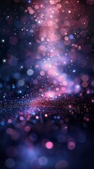 Obraz na płótnie Canvas Blurry Star-Filled Sky