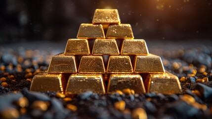 Investing in gold,gold coins, gold ore, investing in gold