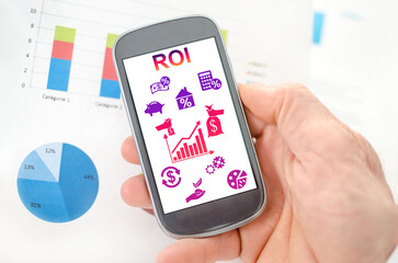 Roi concept on a smartphone