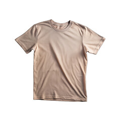 regular t shirt on transparent background
