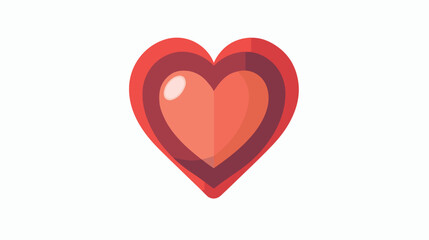 Heart icon. Vector Illustration. love icon flat vector