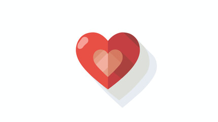 Heart icon. Vector Illustration. love icon flat vector