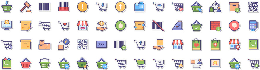 Set of Buy & Sell icons