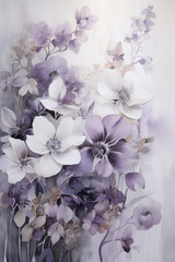 panels wall art, background with flowers designs, wall decoration